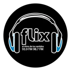 Logo de Radio Flix 93.9FM Guatemala